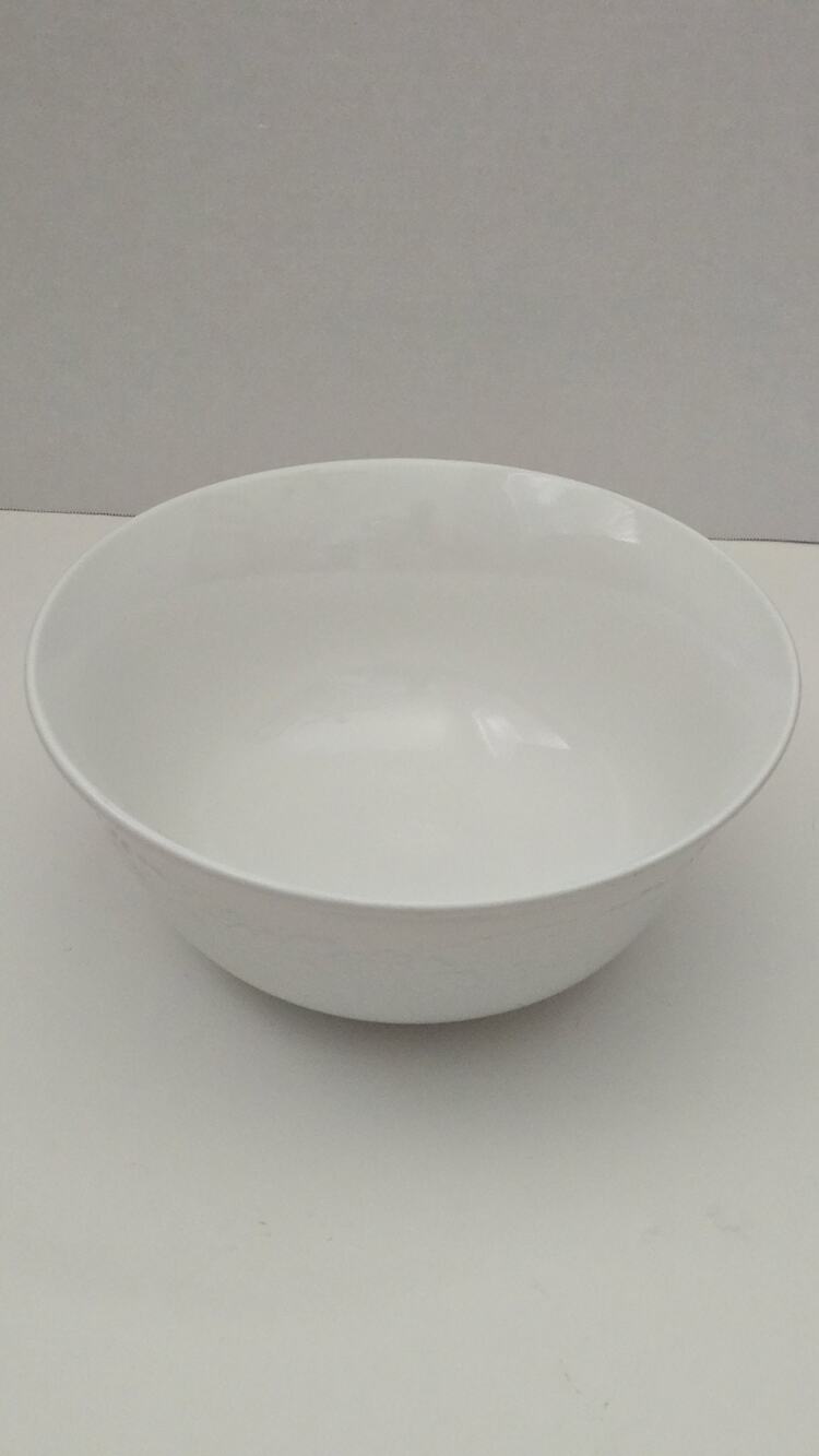 MARTHA STEWART ESSENTIALS Bowl MSE White Oak Leaf Acorn Serving Bowl